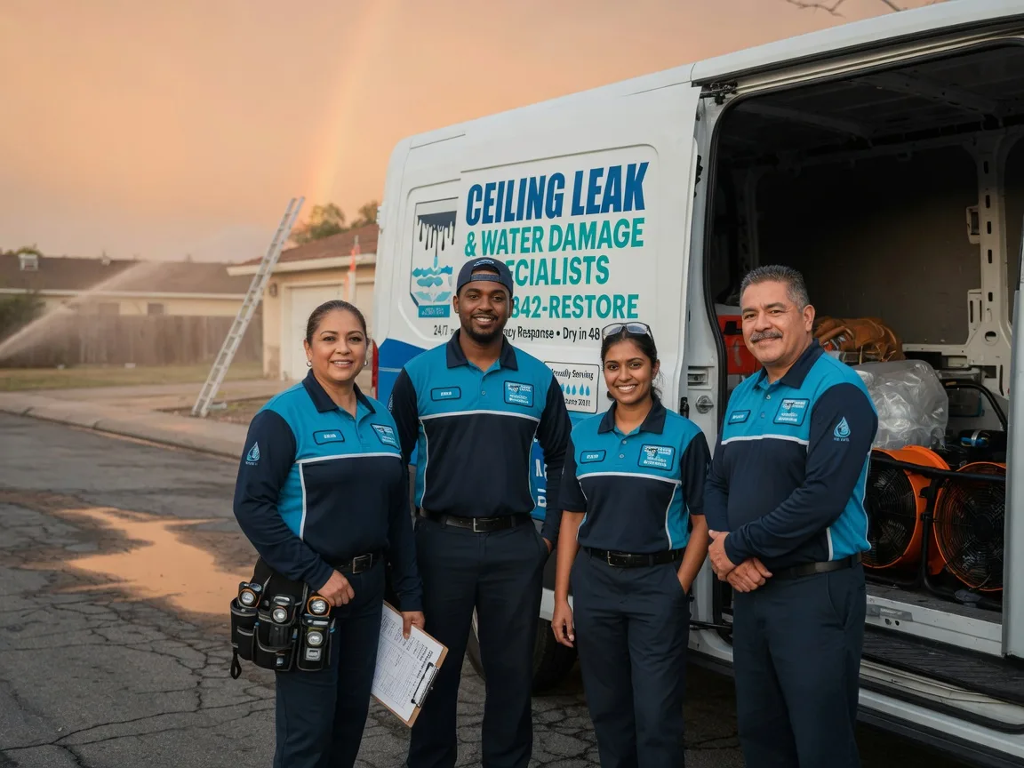 Ceiling Leak Cleanup company in Huntington Mills, PA